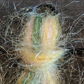 Fantastisk Mohair // Gul Gr�n lyser�d 