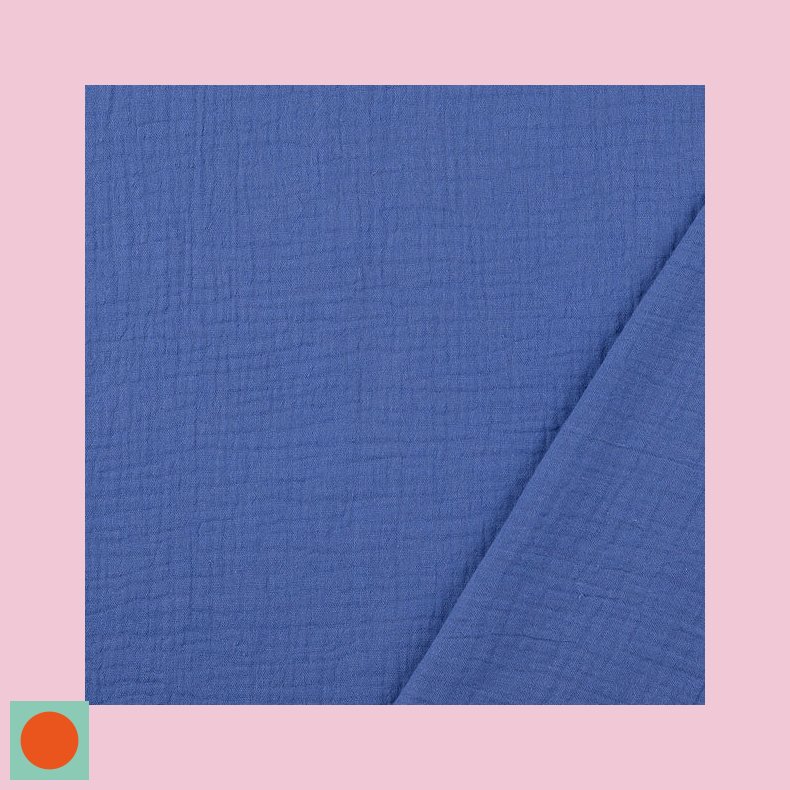 Musselin // Royal Blue nr. 6027