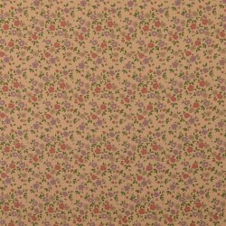 Bomulds V�vet // Gl. rosa blomster