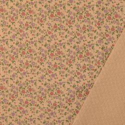 Bomulds V�vet // Gl. rosa blomster