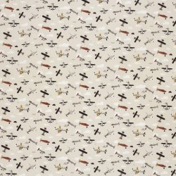 Bomulds poplin // Flyvemaskiner