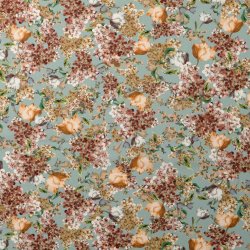 Bomulds poplin // Alberthe Turkis, Bordeaux og Creme