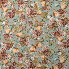 Bomulds poplin // Alberthe Turkis, Bordeaux og Creme