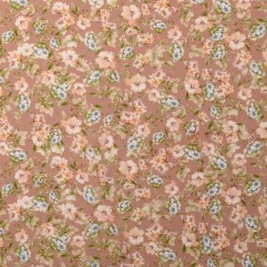 Bomulds poplin // Kathrine Gl. rosa lysegr�n og Creme