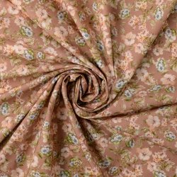 Bomulds poplin // Kathrine Gl. rosa lysegr�n og Creme