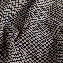 Bomulds L�rred // Sashiko diamond Marine bl�