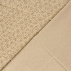 Bomulds L�rred // Sashiko Geometry creme