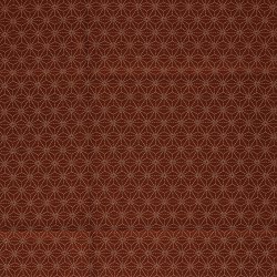 Bomulds L�rred // Sashiko Diamond Bordeaux m. creme