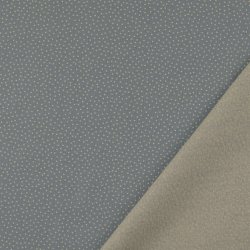 Bomulds poplin // Prik Bl� m. Lysebl�