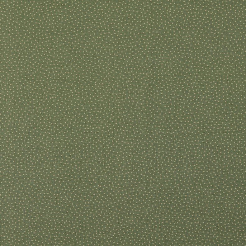 Bomulds poplin // Prik Turkis m. mint