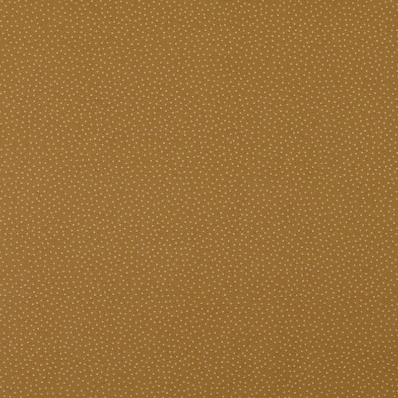 Bomulds poplin // Prik Camel m. creme