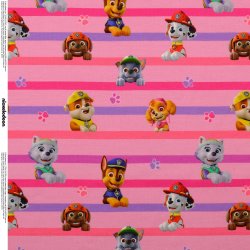 Bomulds Jersey // Paw Patrol striber