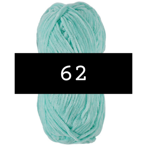 Nr. 62 Turkis // Chenille