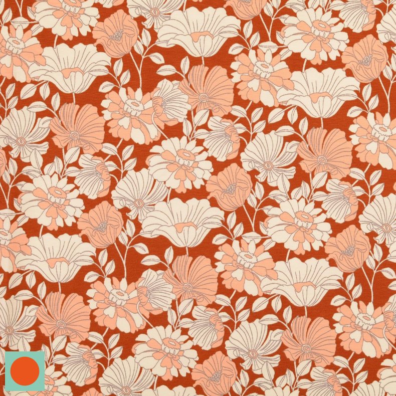 Blomming Orange brun