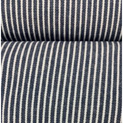 M�lkedreng Stribet Denim // Bl�