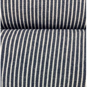 Mlkedreng Stribet Denim // Bl