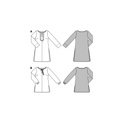 Burda 6683 - Tunika bluse