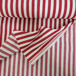 Denim // 1cm Stribet R�d Hvis