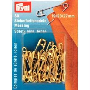 Sikkerhedsn�le // 19 23 27mm Guld