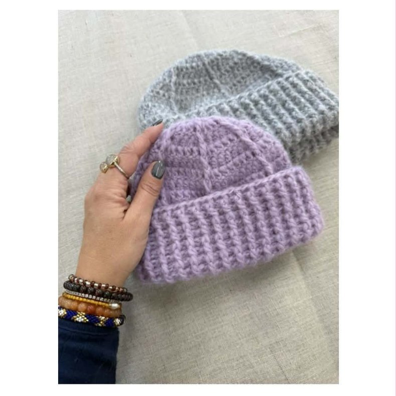 LouLy Crochet // The Willow Beanie 