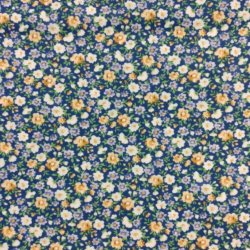 Poplin // Flowers Bl