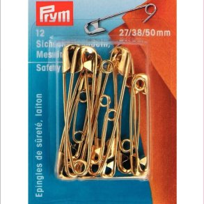 Sikkerhedsn�le // 27 38 50 mm Guld