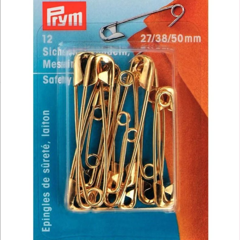 Sikkerhedsn�le // 27 38 50 mm Guld