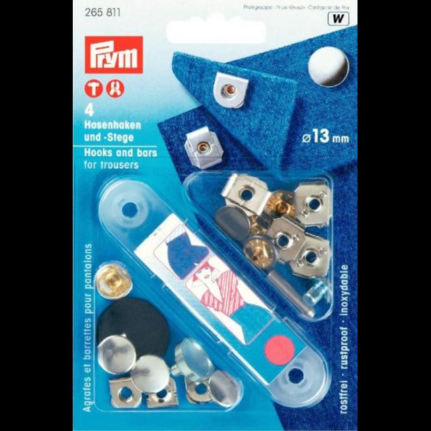 BUKSEHGTE-KIT 4 STK =13MM