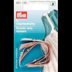 SKULDERSTROP HOLDER 4 STK - BEIGE, HVID, SORT 