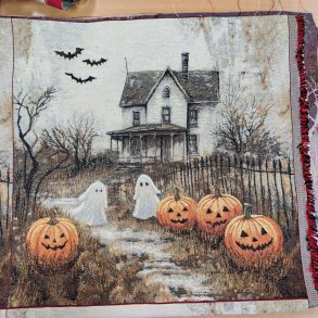 Gobelin // Halloween sp�gelseshus gr�skar