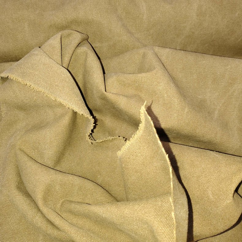 Heavy Washed Canvas 17oz  // Karry okker 