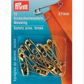 Sikkerhedsn�le // 27mm Guld