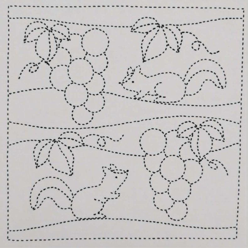 Sashiko Stof // EGERN hvid
