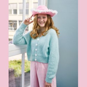 StrikkeOpskrift // Kort raglancardigan