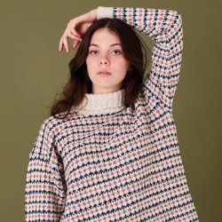 Opskrift // Luna Strikke Smandssweater Dame