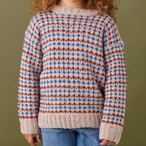 Opskrift // Luna Strikke Opskrift Smandssweater 6-12r