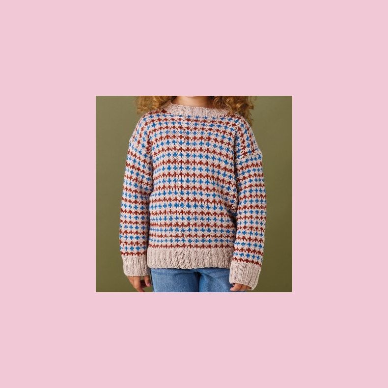 Opskrift // Luna Strikke Opskrift S�mandssweater 6-12�r