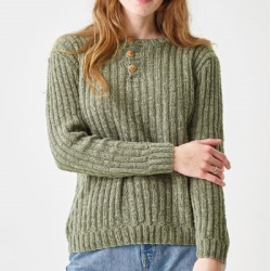 Opskrift Luna Strikke Strukturstrik m/stolpe