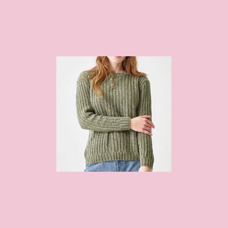 Opskrift Luna Strikke Strukturstrik m/stolpe