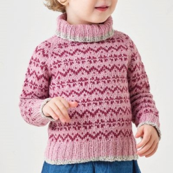 Opskrift // Luna Strikke Klassisk sweater 1-4r