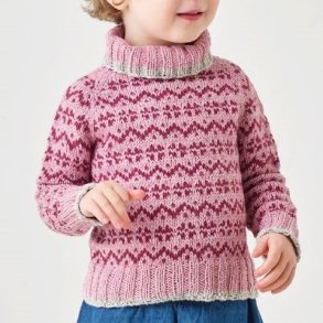 Opskrift // Luna Strikke Klassisk sweater 1-4r