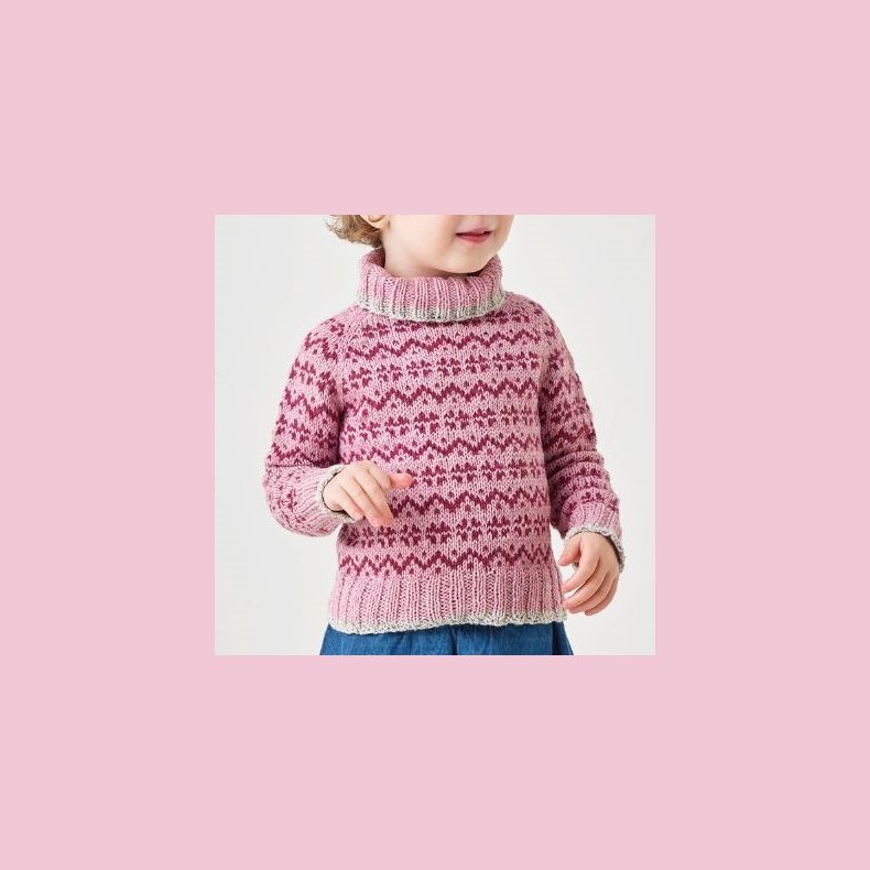Opskrift // Luna Strikke Klassisk sweater 1-4�r