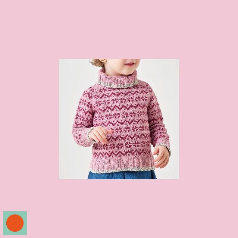 Opskrift // Luna Strikke Klassisk sweater 1-4r