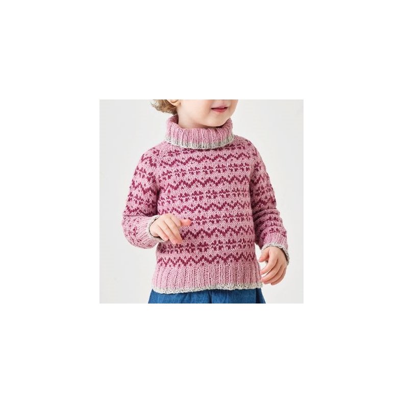 Luna Strikke Opskrift Luna Klassisk sweater 1-4r