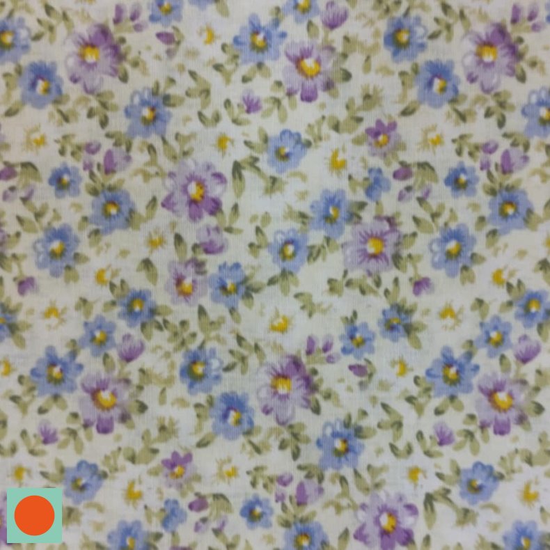 Poplin // Flowers Creme