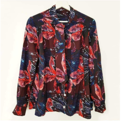 Viskose ko 199,- Syren rd bl