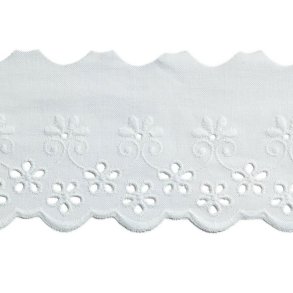 Faston Blonde B�nd // Hvid 6 cm