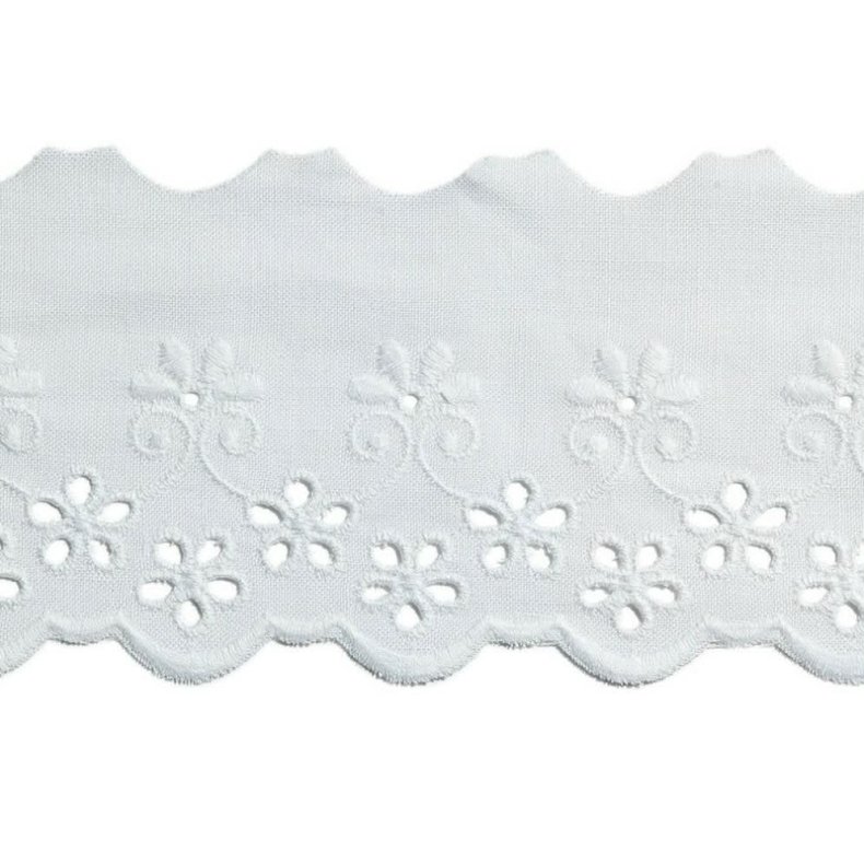 Faston Blonde B�nd // Hvid 6 cm