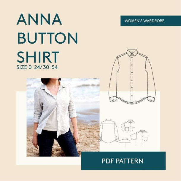 Anna Shirt str. 30-54  - Wardrobe by me