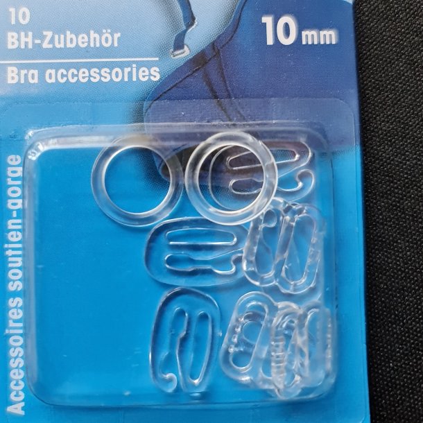 BIKINI SPNDER 10mm Transparent Plastik
